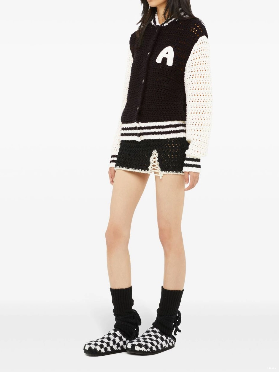 Affordable Women Alanui jacket bomber crochet-knit 0627